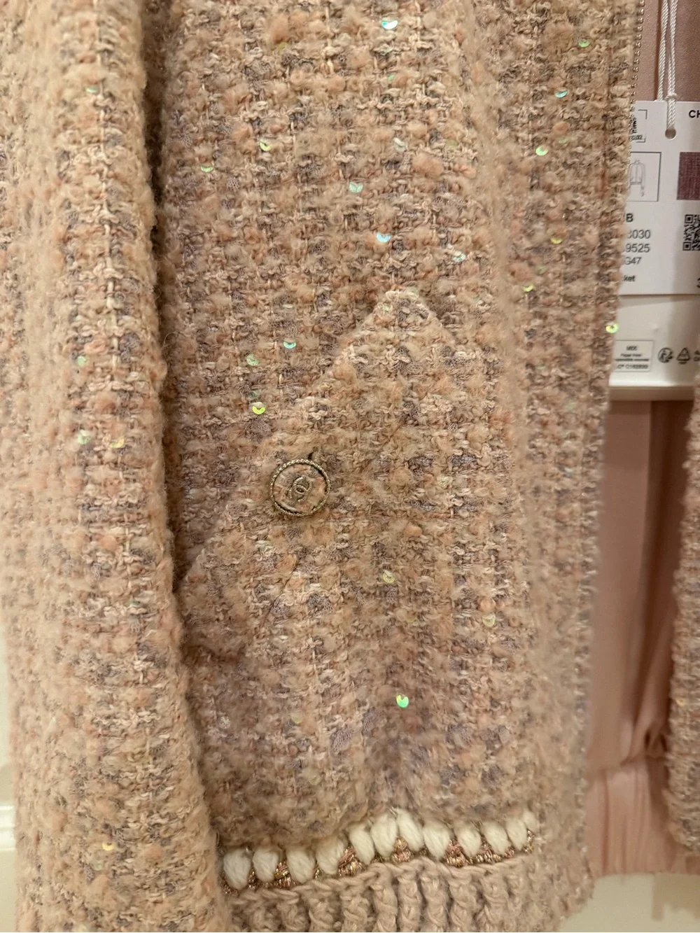 CHANEL tweed bomber